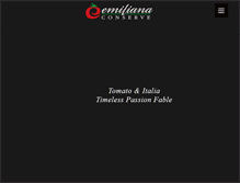 Tablet Screenshot of emilianaconserve.it